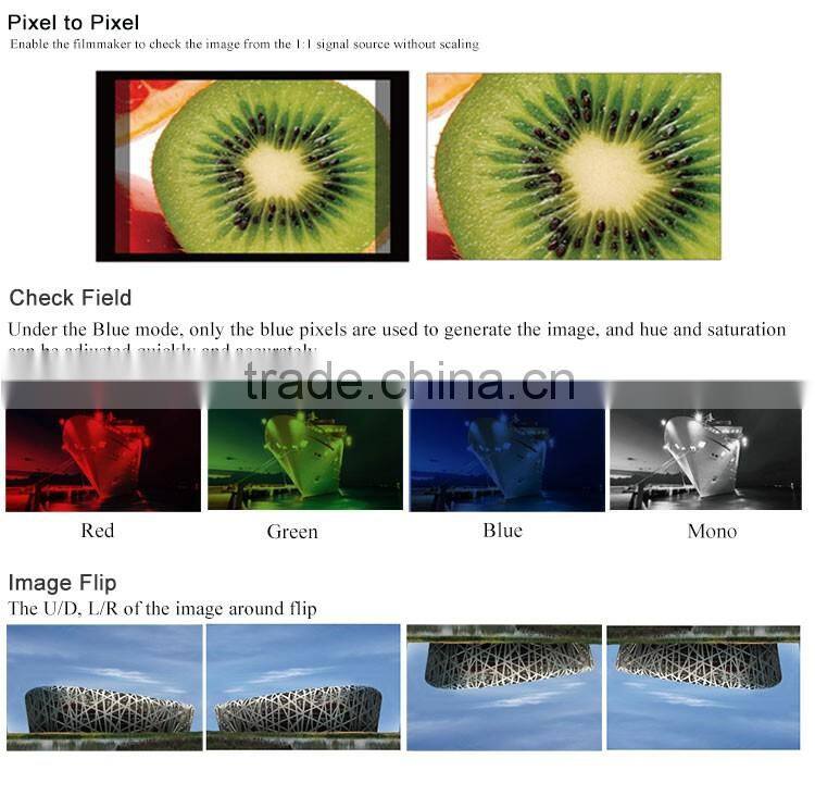 5" dslr field hdmi monitor for action camera with F970 Plate ST5D/O