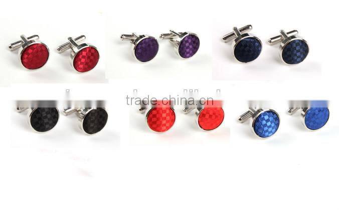 White and black alloy cufflinks ,Swank red fiber cufflinks, Fiber cufflinks