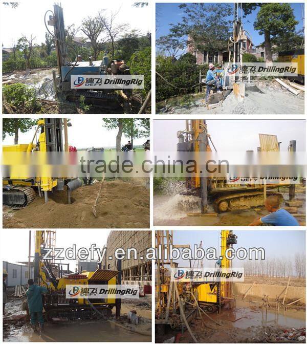 Borehole rock drilling machine DFQ-150W portable water well drilling rigs for sale