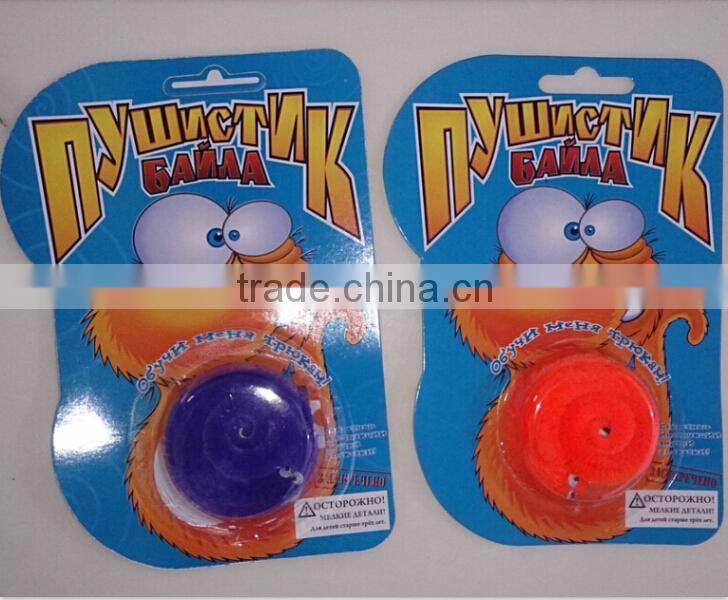 2016 Italy blister card magic tricks mr fuzzy magic worm toy