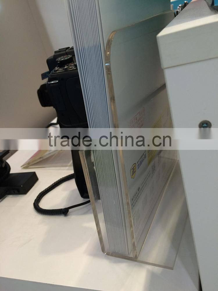 Acrylic Material A4 holder, clear holder file a4, a4 paper holder