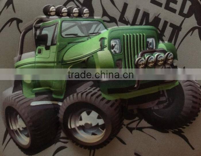 Boy new primary school bag cheap cars print school backpack