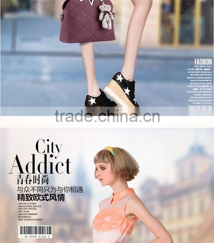 Female sling large tote bag portable casual PU leather handbags for women