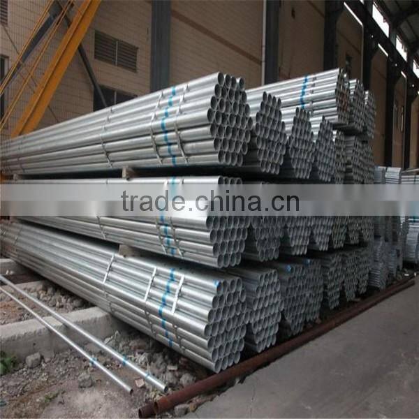 galvanized steel tube 1/2" 3/4" 1"