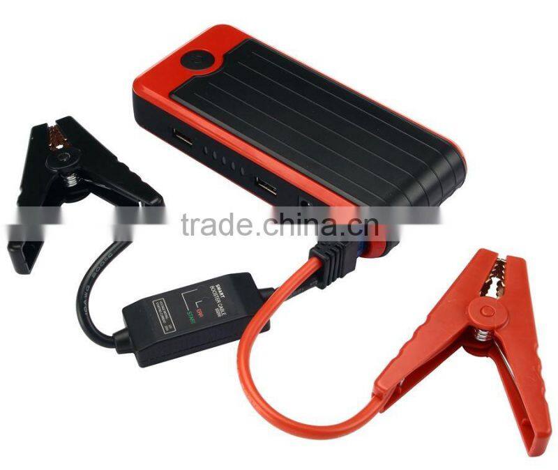 CE FCC ROHS ISO9001 UN38.3 Approved High Quality 12V Emergency Car Jump Starter Power Bank