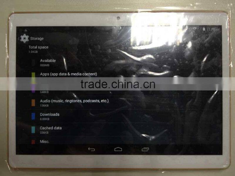 mtk6582 quad core ips screen 3g phone calling tablet pc 9.6inch