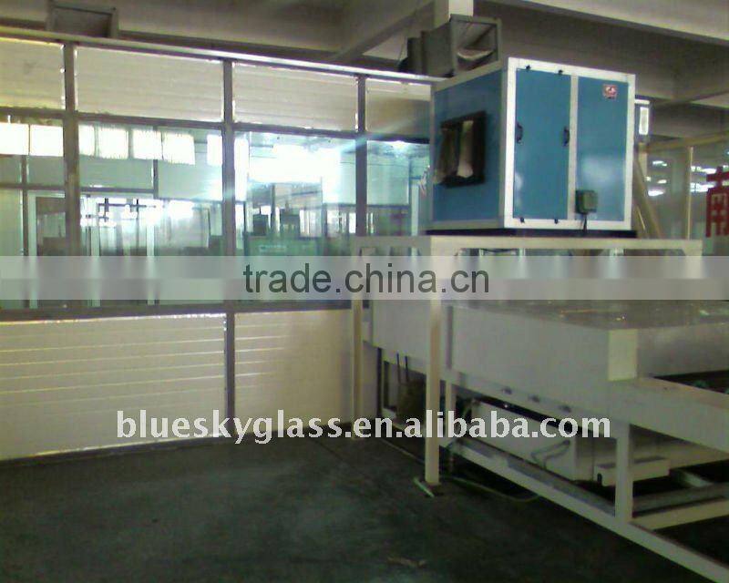 6mm Black Back silkscreen printing Tempered Glass