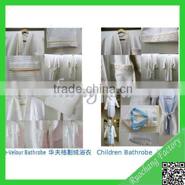 Promotional hotel bath robe&cotton chenille bathrobes&bath robe for women