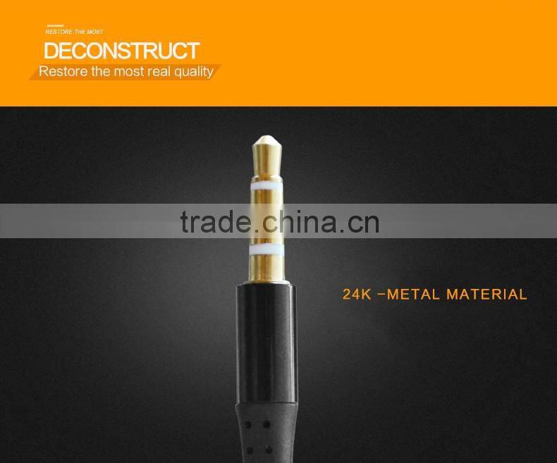 For Britain 3.5mm Connection Earhook with MIC Best Sport Metal Earphones Headset Headphones for Mobile phone