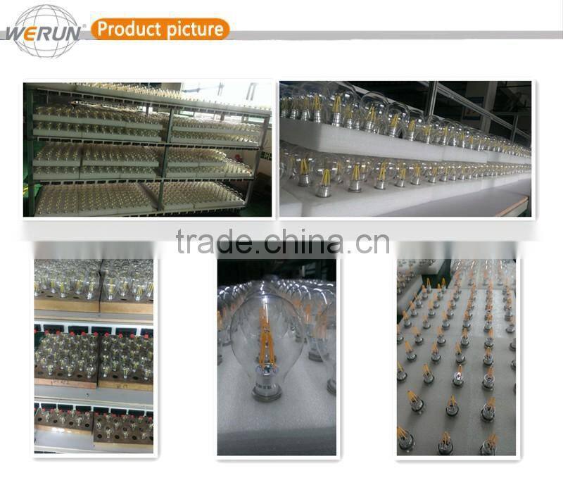 Factory direct sale 6w g125 LED carbon filament bulb