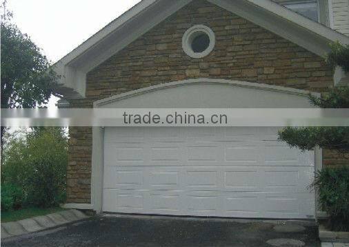 Residential Sliding Garage Door with Round Windows