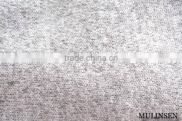 Knitting dyed polyester rayon spandex fabric