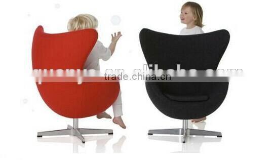 kids Furniture Fiberglass Shell Arne Jacobsen Egg Chair Replica