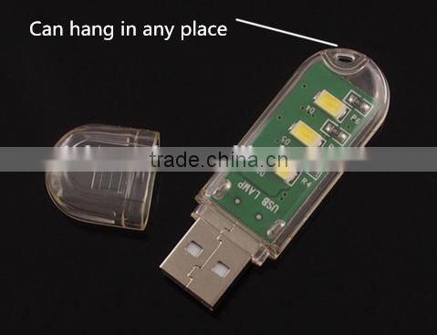 Cheap Mini USB LED Light 3 LED SMD,Portable Mini USB Power LED Night Light Camping Lamp 5W 5V Touch Dimmer White Light