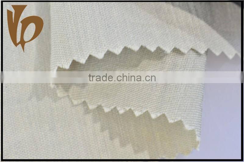 88%linen and 12%tencel interwoven plain dyed fabric for making shirt