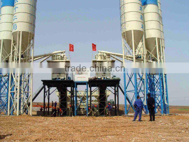 Chinese Famous Brand--Hopper Type HZS50 Concert Mixing Plant(50m3/h)