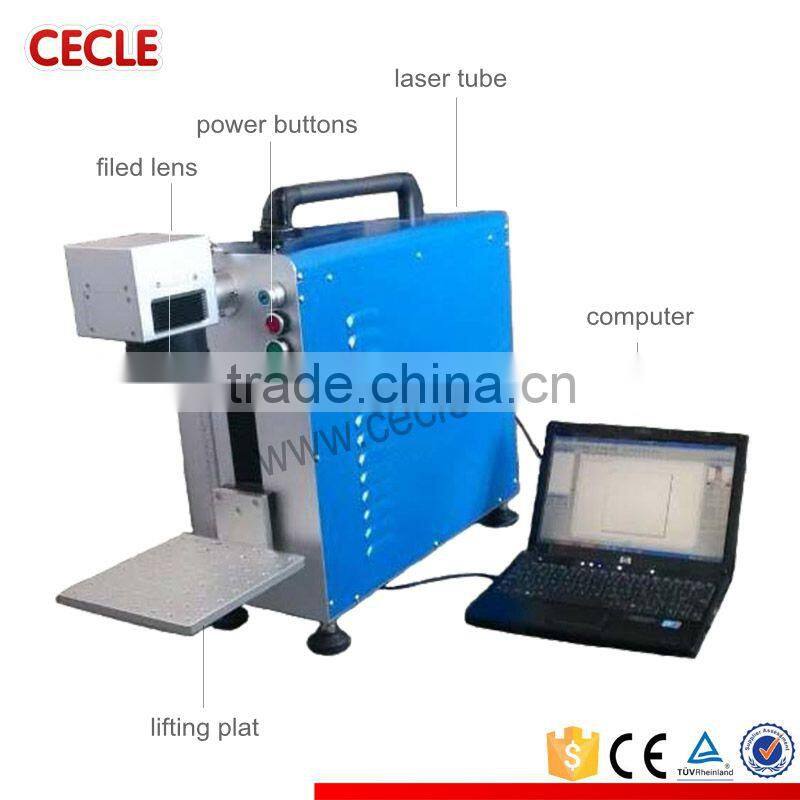 Cecle fiber laser marking machine for auto parts