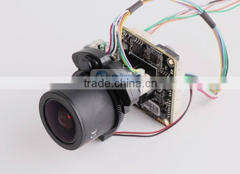 2.8-12mm Zoom Lens IPC Varifocal Motorized 2.0MP 1/2.8" SONY CMOS IMX322 +Hi3516 IP Camera Module