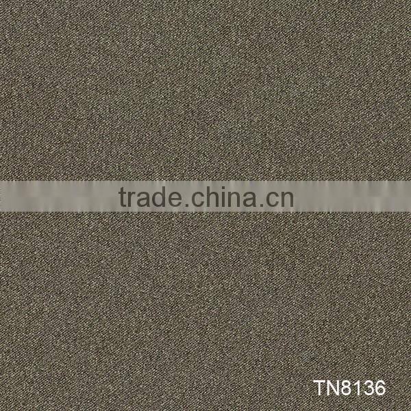 Fire resistance heavy commercial carpet tile with PVC backing