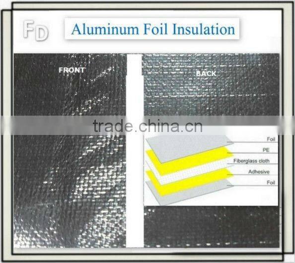 Double -sided foil scrim kraft (2-way scrim)/foil faced kraft paper