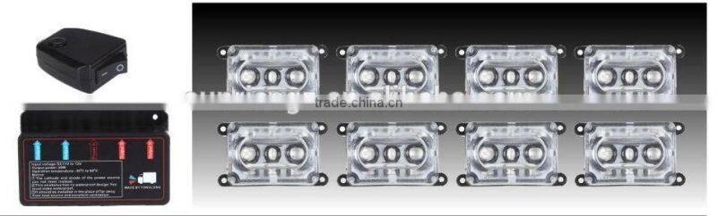 CAR LED STROBE LIGHT,DASH LIGHT (SR-LS-129-16), 1W TOP BRIGHT LINEAR LED