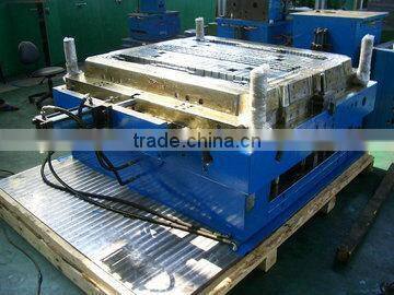 Good quality plastic single pallet with grid mold