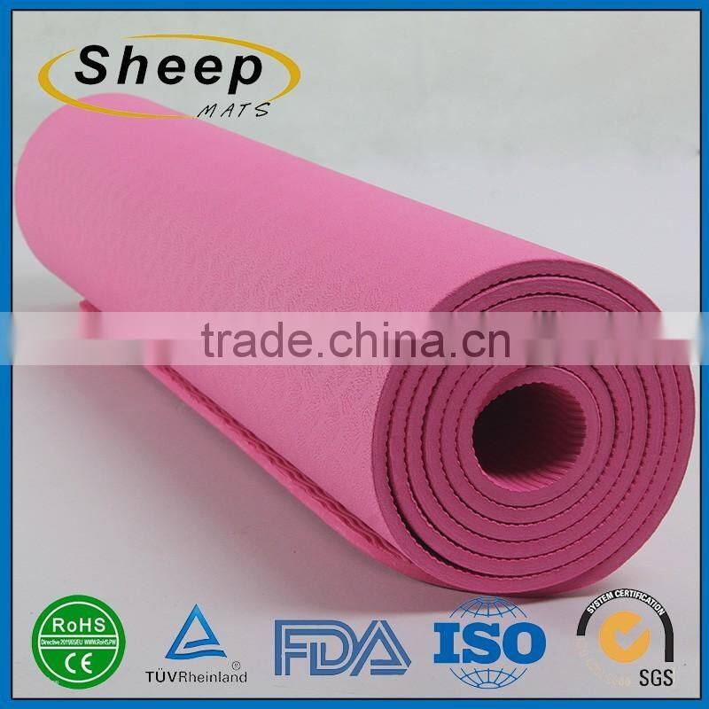 2016 Factory offer eco friendly customized yoga mat eco friendly