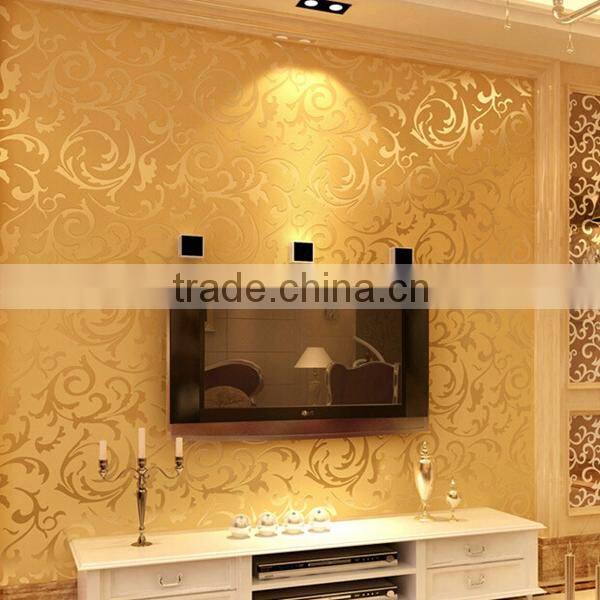 Semi PU material use for upholstery fabric and wallpaper very fashion design