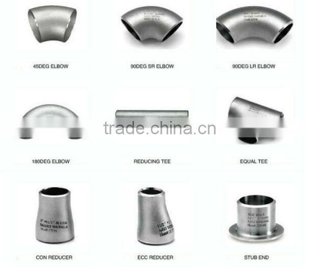 sch20 carbon steel butt welding pipe fittings