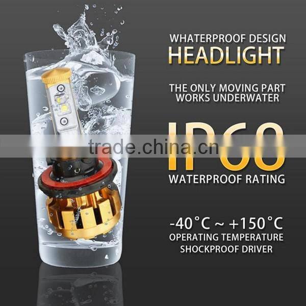 30w H3 LED Headlight for car led lamp beam