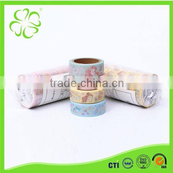 Colorful Decoration Shining Tape with Gold Foil