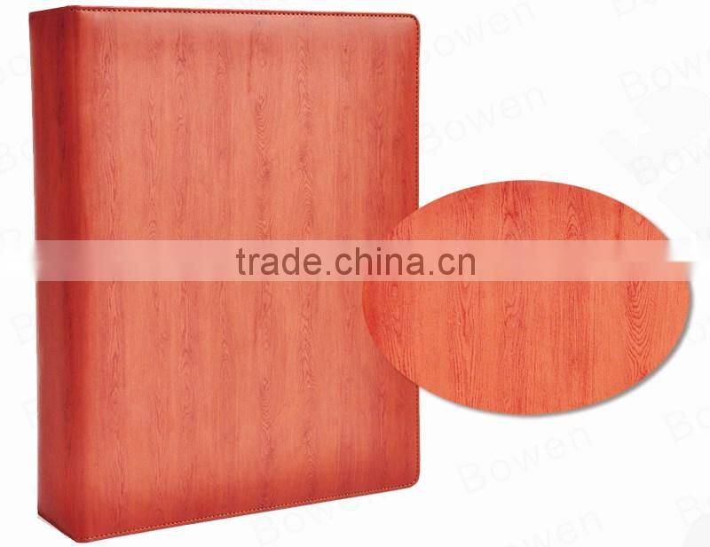 China supplier PU document folder /2 post binder folder