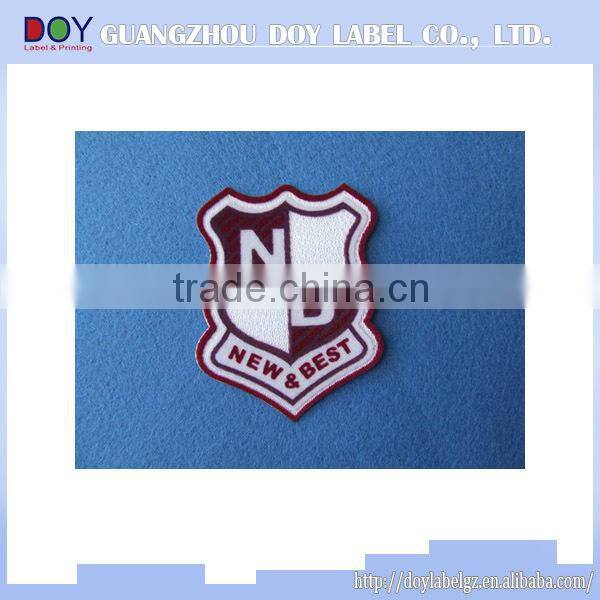 3d flock transfer patches, iron on patch or labels
