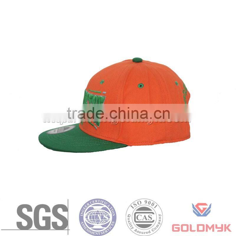 Welcomed shining color 3D embroidery snapback cap