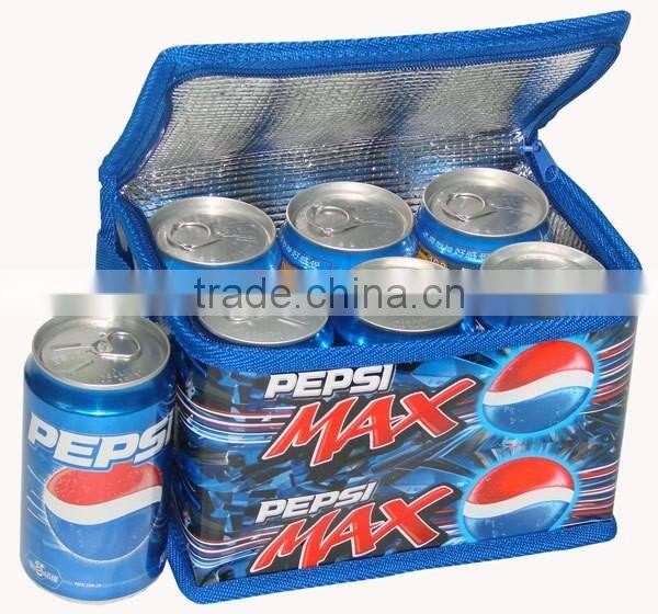 Bavaria Holland Beer Leak Proof PVC Lining Insulated Trunk Cooler Bag 12 Cans Pk Insulated Freezer Bag