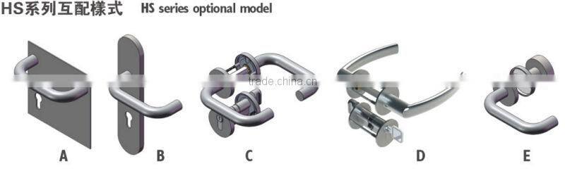 HS065 Stainless steel casting door handle