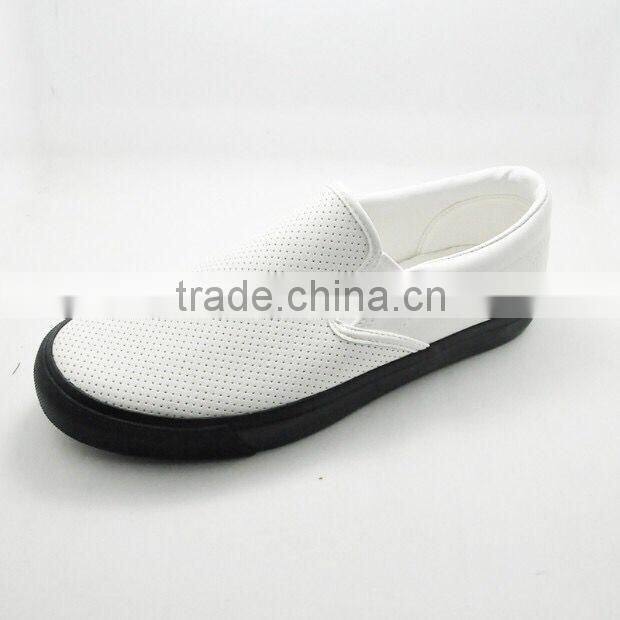 Men loafer shoes young PU punch holes shoes casual cool man shoes