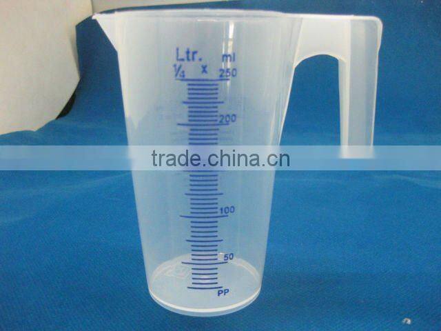 plastic 250ml 500ml 1L 2L 3L 5L clear measuring cup