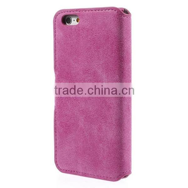 super slim wallet leather case for apple iphone 6 , for apple iphone 6 case, for iphone 6 plus case slim