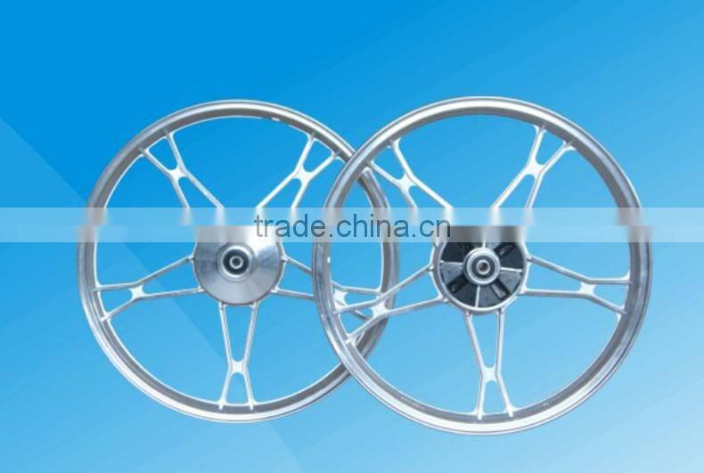 CG125 chrome aluminium alloy wheel rims hyper silver alloy wheel