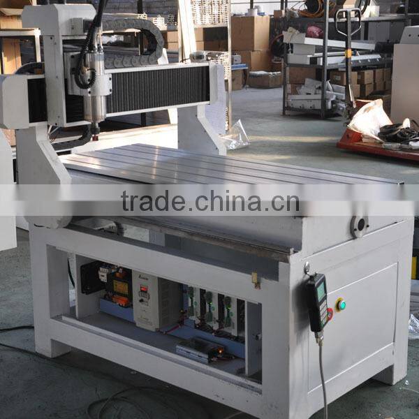 China Hobby 6090 cnc easy to use stepper motor mini cnc machine