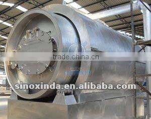 XD-08 the fifth generation Used plastic pyrolysis fuel oil machine with new style cooling system