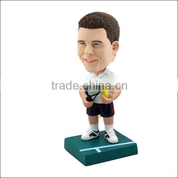 Factory Direct TableTennis Player Resin Custom Bobblehead