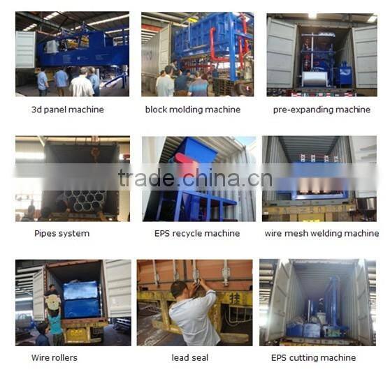 Polystyrene wall panel machine