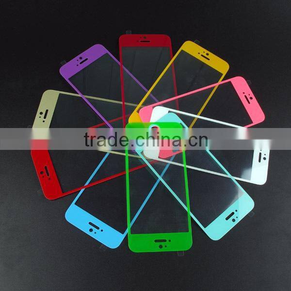 0.3mm color tempered glass screen protector For iphone mobile phone accessories