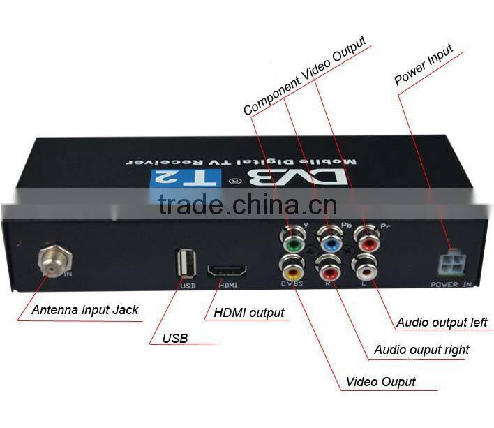 Car DVB-T2 TV tuner AVC,MPEG4 H.264, MPEG4