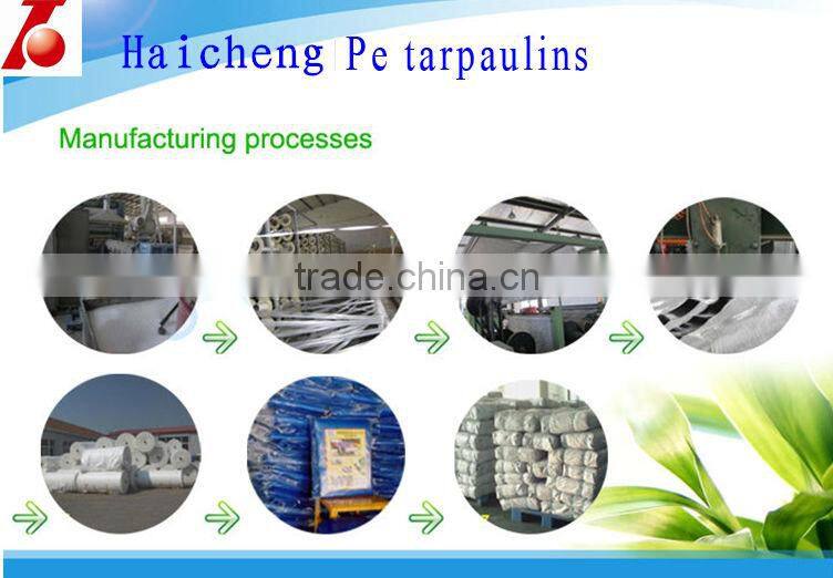 Polyethylene Woven Tarpaulin Fabrics / PE Canvas Tarps for Covers