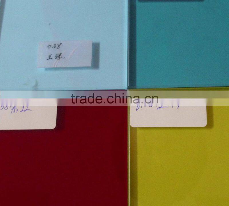 colored laminated glass