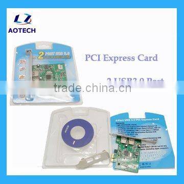 2-port USB3.0 pci adapter card/pci to usb converter