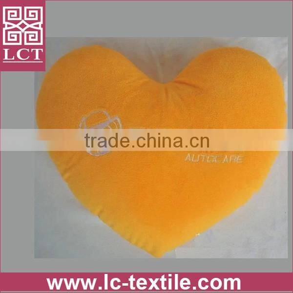customized dye sublimation printing high quality grade polyester heart pillow for promotional activity(LCTP0175)